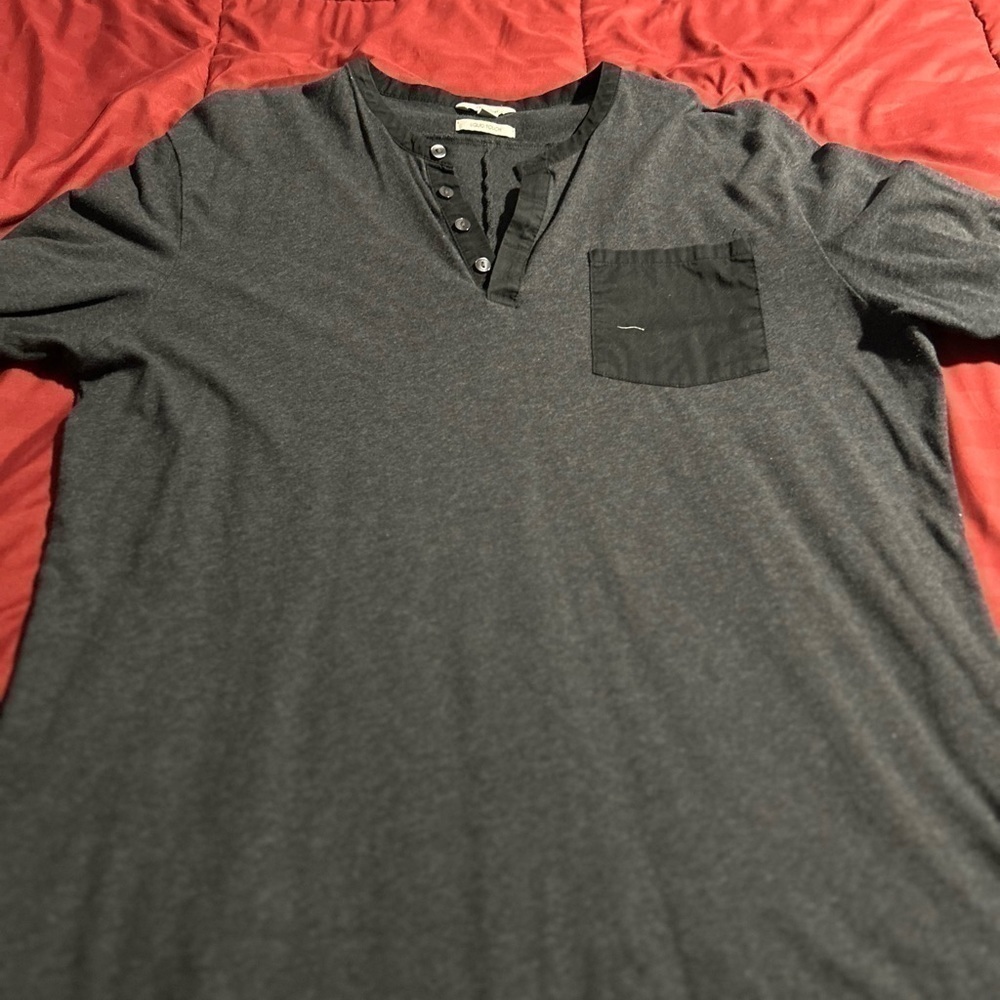 Calvin Klein Quarter Button Up T-shirt